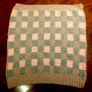 Bernard blanket crochet plaid baby girl blanket extra soft pink